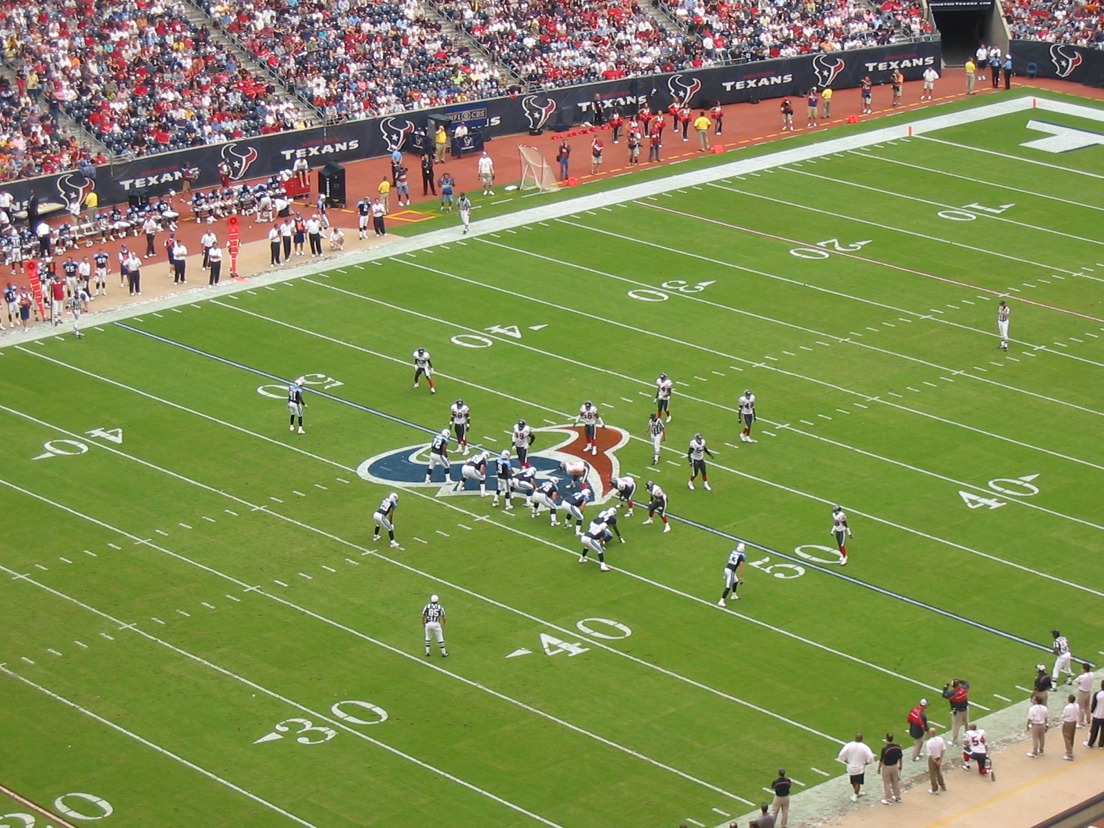 Tennessee Titans playing the Houston Texans