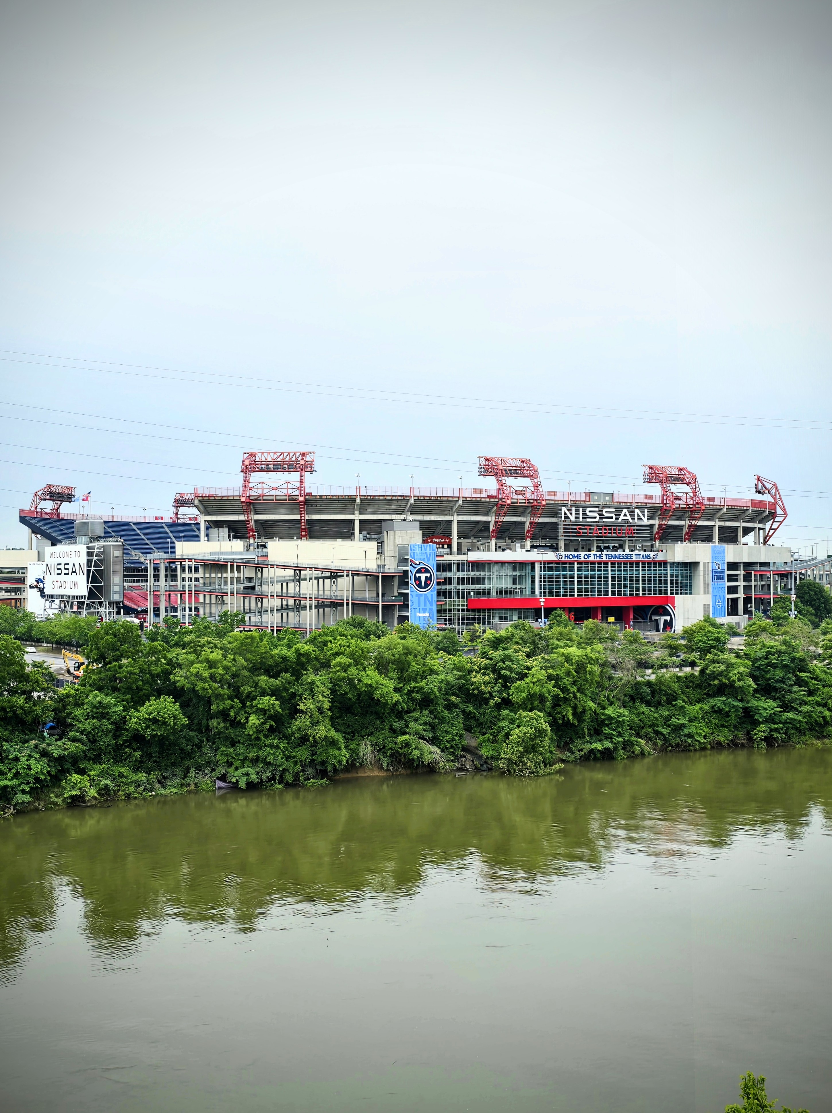 Nissan Stadium, home of the Tennessee Titans, in 2024