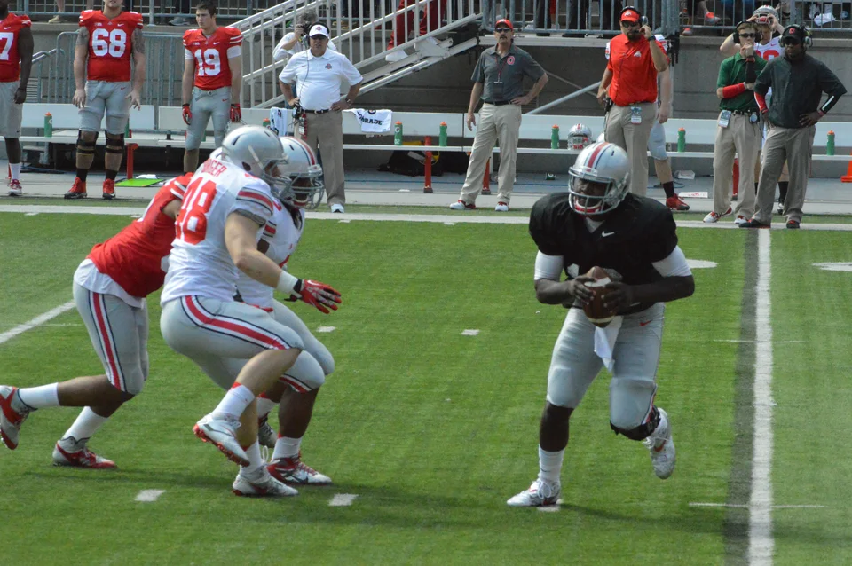 Ohio State Watch Parties football players