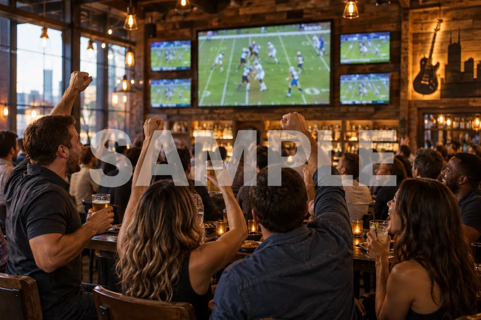 Sample sports-bar concept